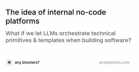 The idea of internal no-code platforms