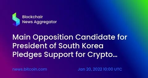 South Korea’s Top Presidential Candidate Pledges to Legalize Crypto ETFs if Elected Next Month