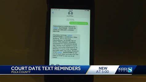 Text reminders for court hearings can boost justice system efficiency