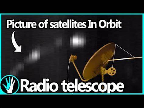 Videos of Satellites in Space Made with DIY Radio Telescope