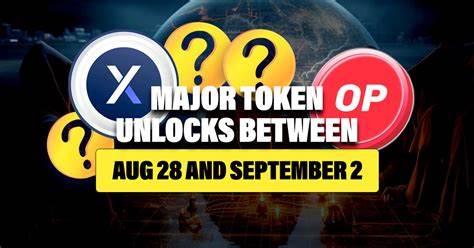 Major Token Unlocks Between August 28 and September 2 - Altcoin Buzz