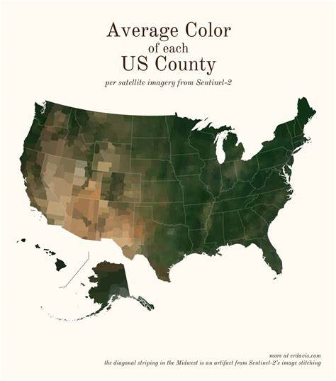 Show HN: The Average color of Earth based on 20 years of satellite data