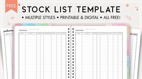 Weekly Stock List