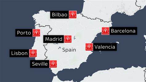 Power grid outage across Spain and Portugal