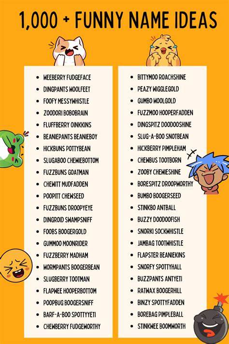 Funny Names Generator: Create Hilarious Names with AI