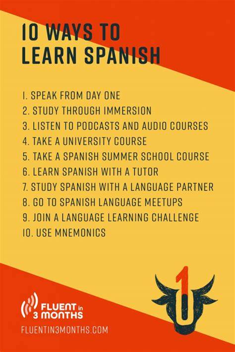 Tips for Learning Spanish for English Speakers