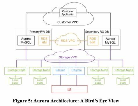 Design Considerations for High Throughput Cloud-Native Relational Databases