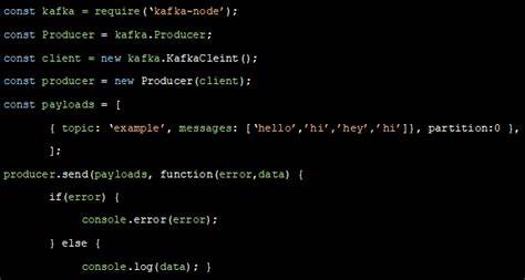 We created another Kafka client for Node.js