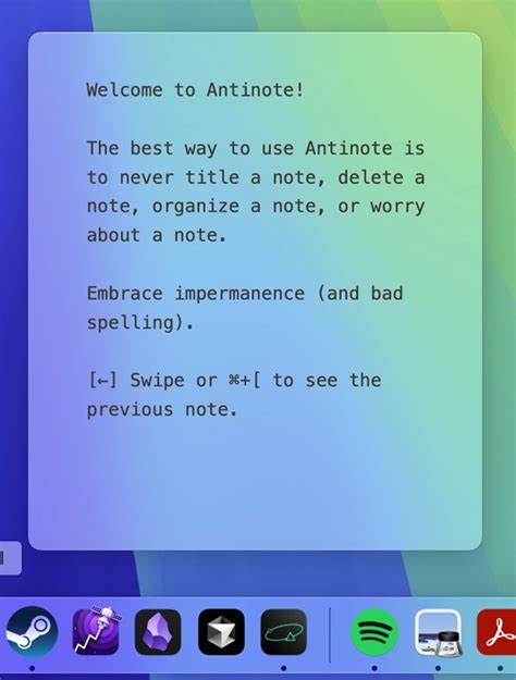 Antinote: Beautiful macOS Productivity Scratchpad