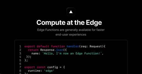 Vercel Edge Functions are being deprecated