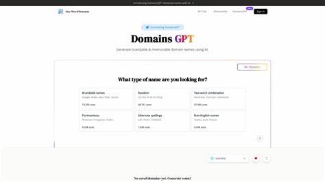 Show HN: I made a tool for finding memorable, available domains