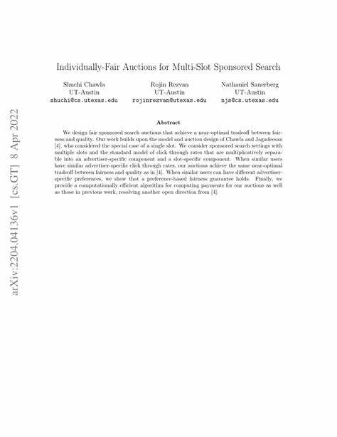 Scalable Quantification of User Attention in Multi-Slot Sponsored Search