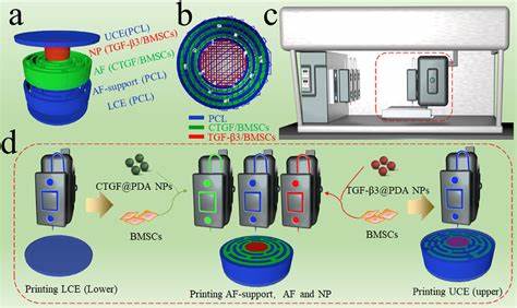 Suspension bioprinted whole intervertebral disc analogues