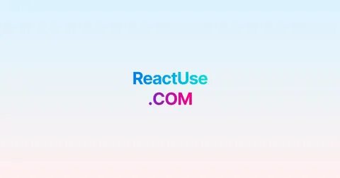 Just Fucking Use React