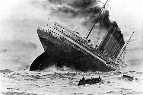 Sinking of the RMS Lusitania, May 7 1915