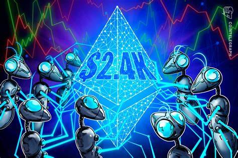  Ether price stable near $2.4K as crypto investors bet on long-term growth 