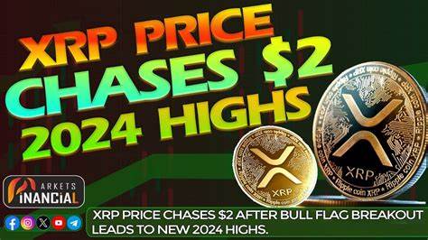 XRP price chases $2 after bull flag breakout leads to new 2024 highs