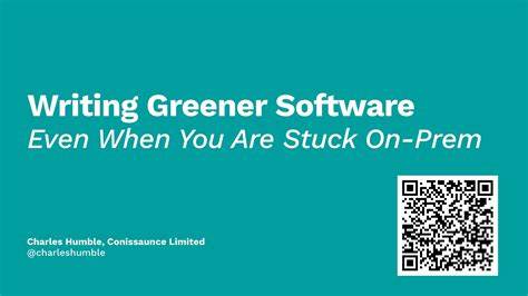 Writing Greener Software Even When You Are Stuck On-Prem [video]