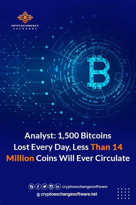 Analyst: 1500 Bitcoins gehen jeden Tag verloren, weniger als 14 Millionen Münzen werden jemals im Umlauf sein – Nachrichten Bitcoin-Nachrichten – Bitcoin.com-Nachrichten

