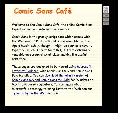 Fonts – What is wrong with Comic Sans? (2014)
