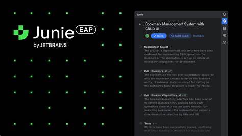 Junie, an AI coding agent from JetBrains, is available in RubyMine