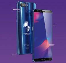 Sugar S11 Blockchain Creation Edition smartphone mines and holds the Ethereum Fog crypto - GSMArena.com