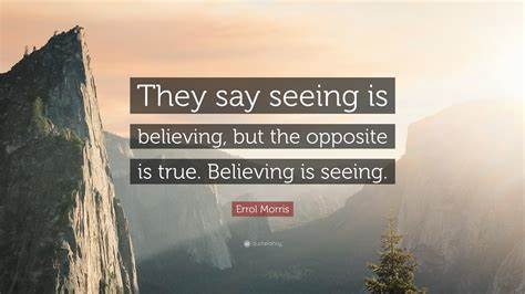 The End of Seeing Is Believing