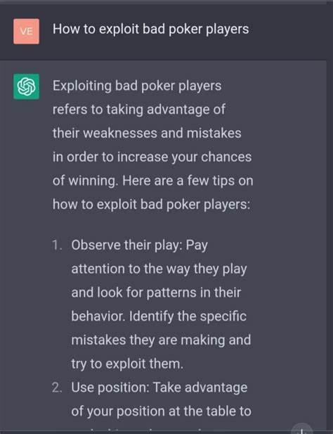 ChatGPT is shockingly bad at poker