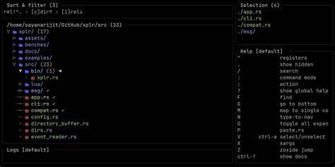 Show HN: Xplr CLI Tree View
