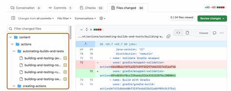 Filtering GitHub Actions by changed files