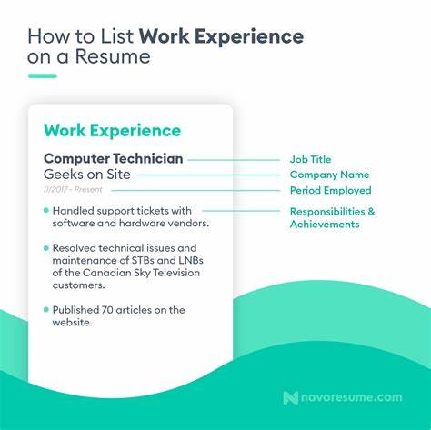 How to get the most out of your work experience