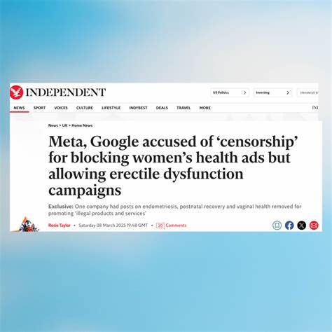 Digital censorship of intimate health: women's issues undesirable