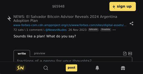 El Salvador Bitcoin Advisor Reveals 2024 Argentina Adoption Plan