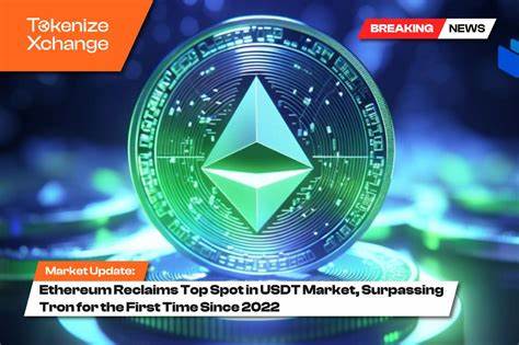 TRON and Ethereum Are Battling for the USDT Top Spot