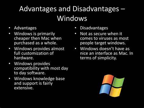 Advantages and Disadvantages of Windows 3.0