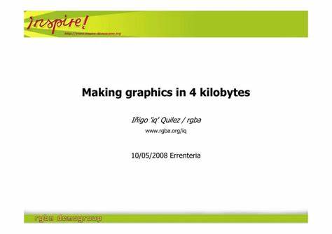 Making graphics in 4 kilobytes (2008) [pdf]