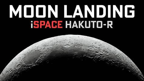 Live iSpace Hakuto-R Lunar Landing Countdown [video]