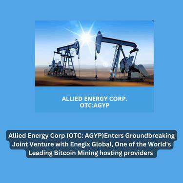 Die Allied Energy Corporation stellt ein Update zu ihrem Bitcoin-Mining-Joint-Venture-Projekt bereit
