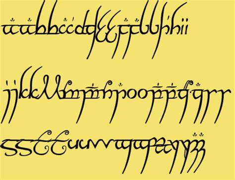 Learning Elvish (but not the Middle-earth one)