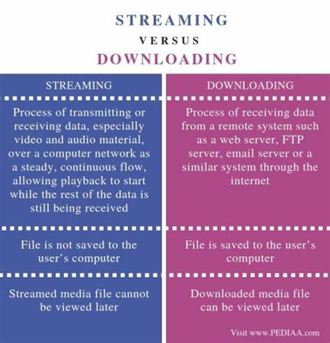 The Difference Between Downloading and Streaming
