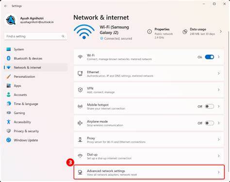 Checking the WiFi