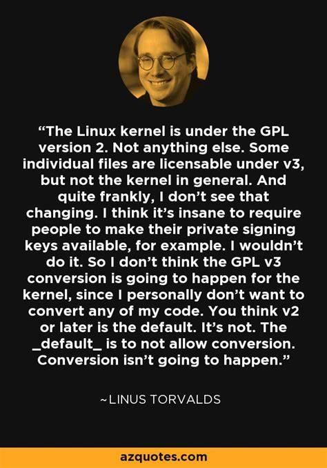 Torvalds: I wouldn't expect CX8 to matter