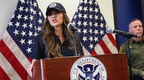 Senator Alex Padilla forcibly removed from Kristi Noem press conference in LA