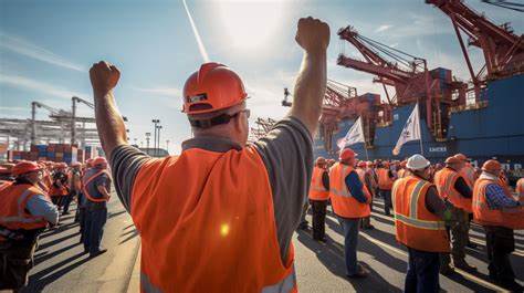 The East and Gulf coast ports strike could be a no-win situation for the Biden administration - CNBC