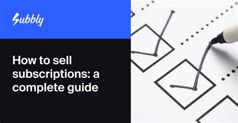 Selling Subscriptions [pdf]