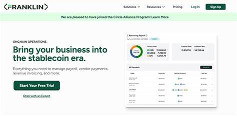  Franklin taps blockchain to offer yield on idle payroll funds 
