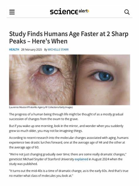 Humans Age Faster at 2 Specific Times in Their Life, Study Finds