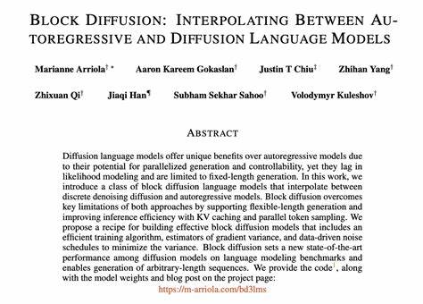 Block Diffusion: Interpolating Autoregressive and Diffusion Language Models