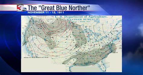 Great Blue Norther of November 11, 1911