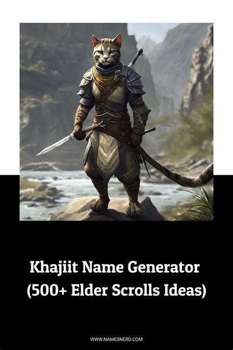 Khajiit Name Generator